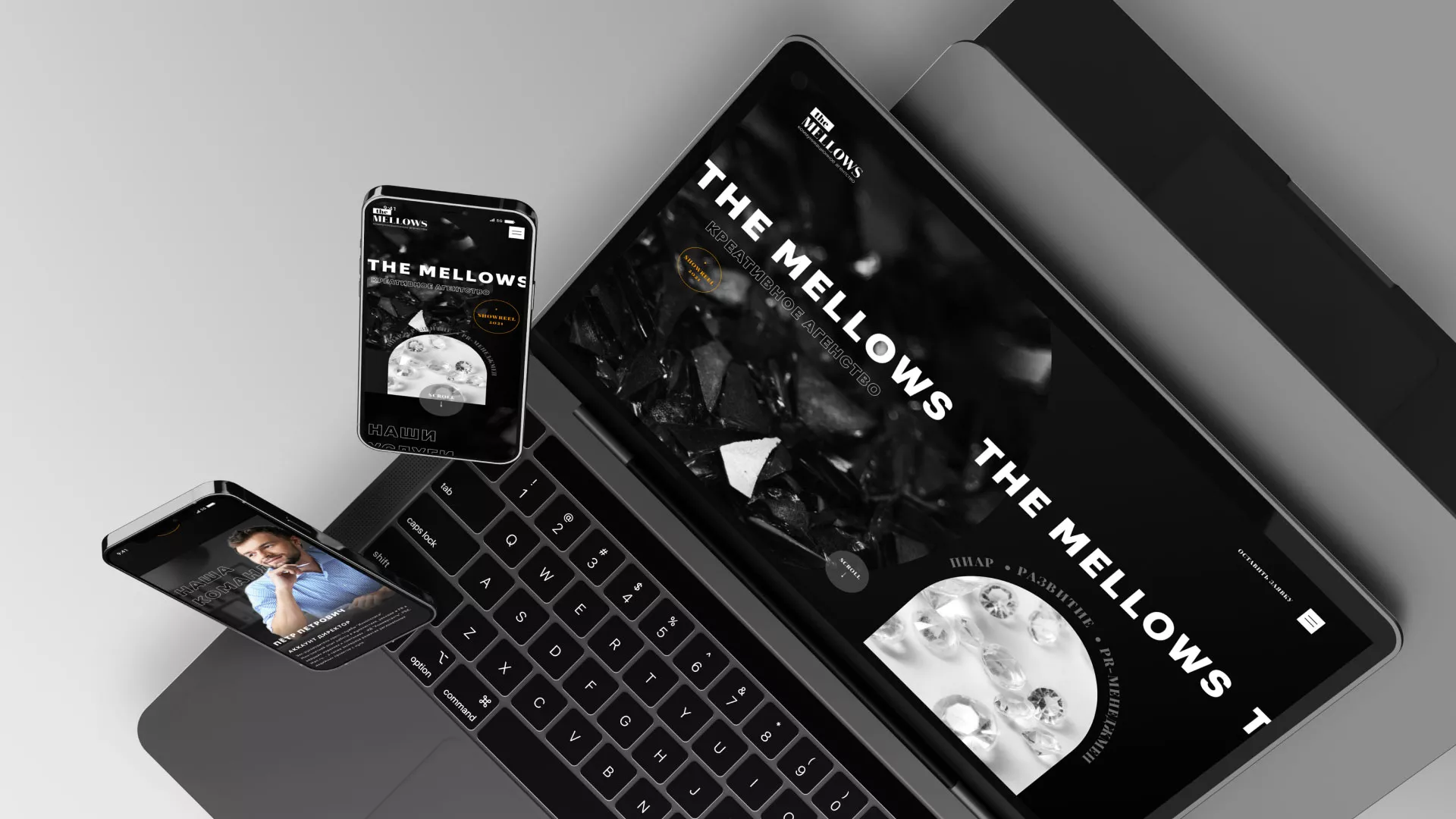 Разработка сайта креативного агентства «The Mellows» в Камызяке