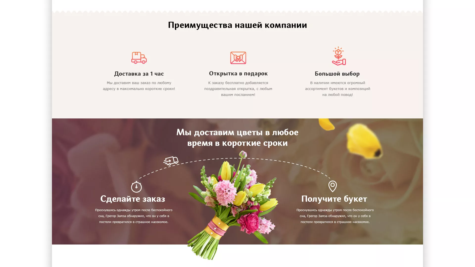 Создание интернет-магазина «Букет-онлайн» по цветам в Камызяке