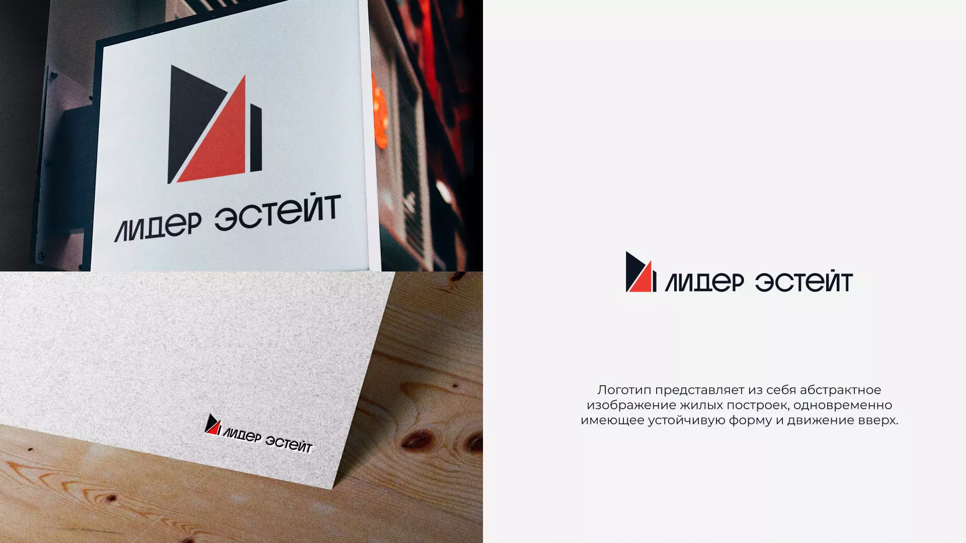Сделали логотип для агентства недвижимости «Лидер Эстейт» в Камызяке