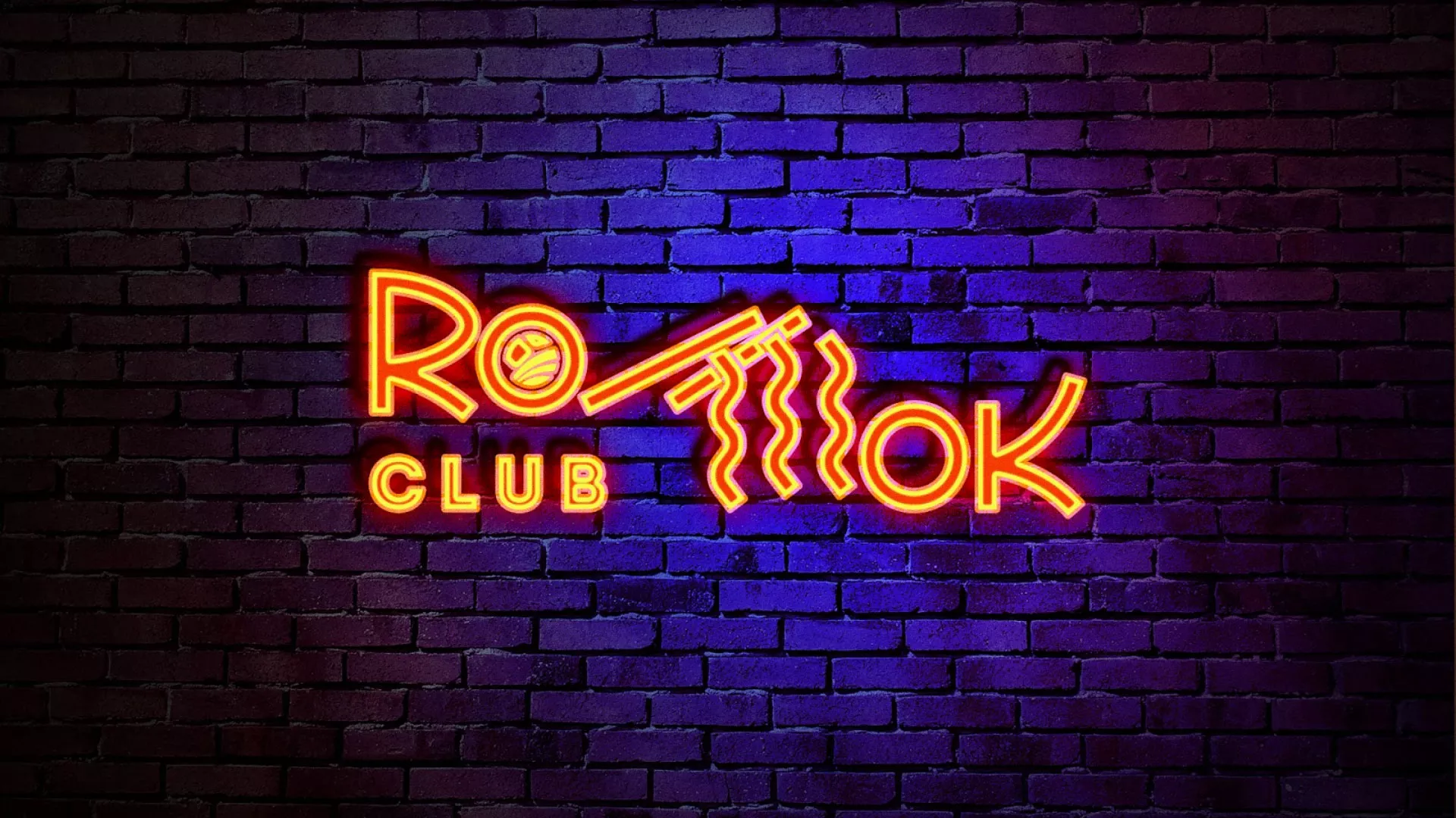 Разработка интерьерной вывески суши-бара «Roll Wok Club» в Камызяке