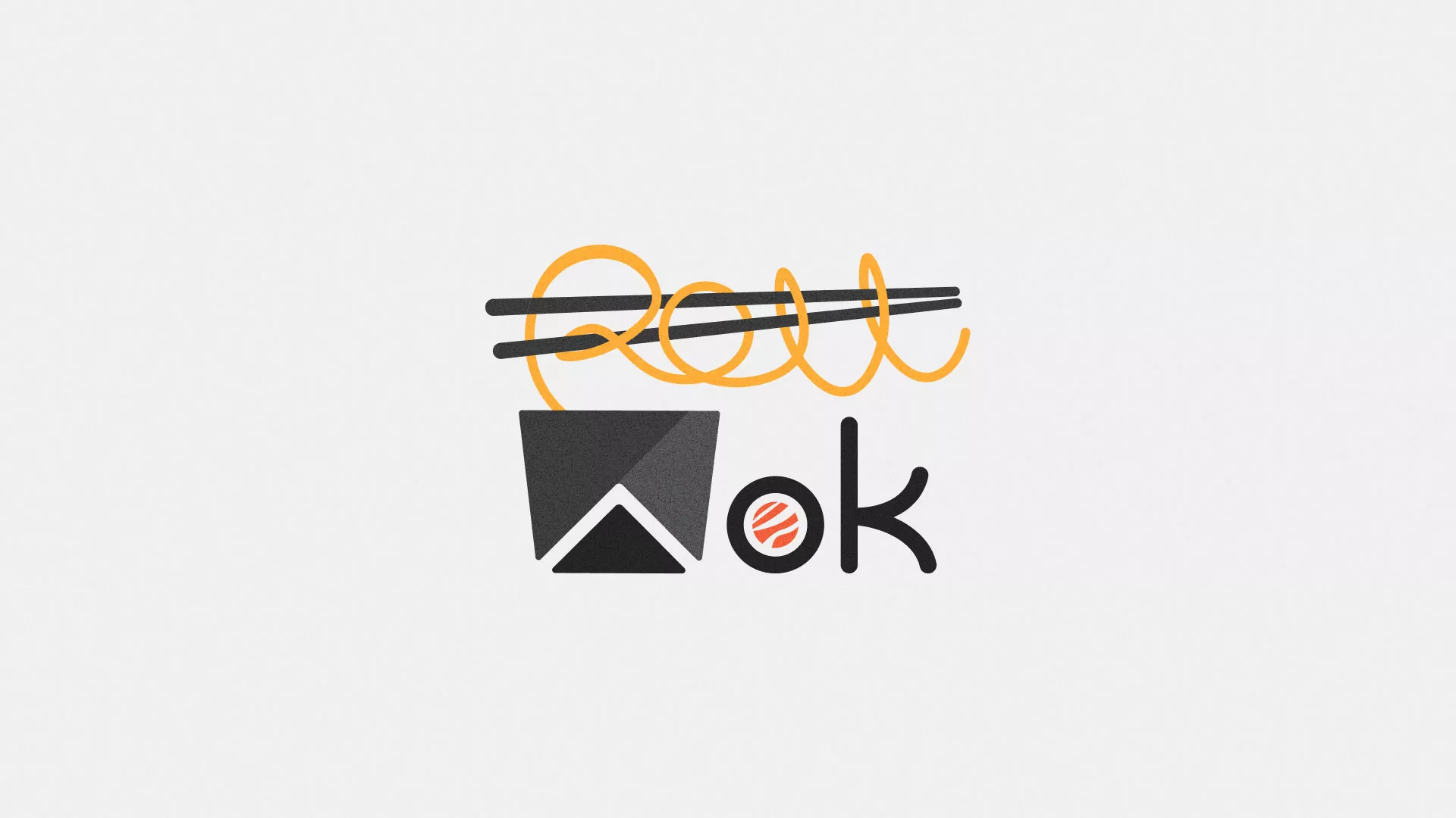 Разработка логотипа в Камызяке для суши-бара «Roll Wok Club» Разработка логотипа в Камызяке для суши-бара «Roll Wok Club»