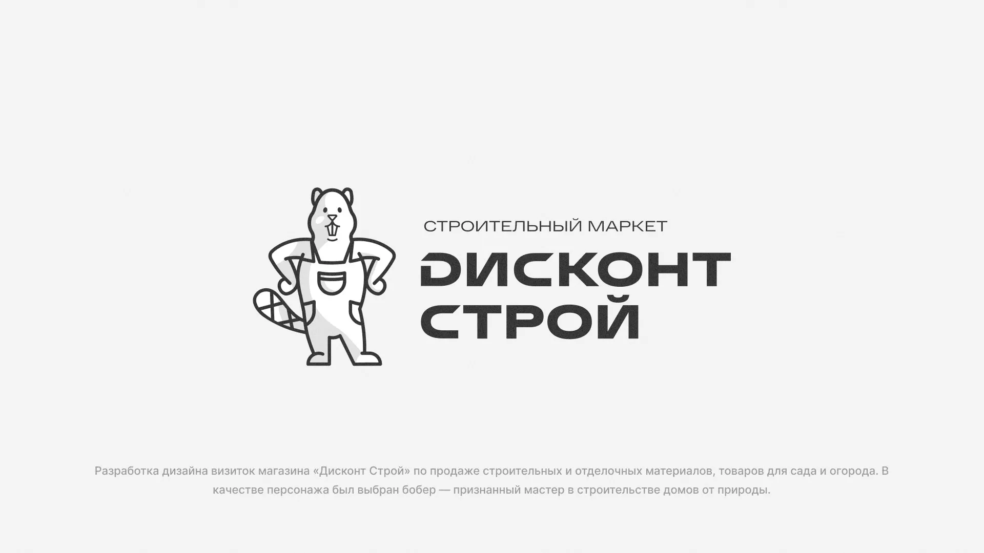 Разработка дизайна визиток магазина «Дисконт Строй» в Камызяке