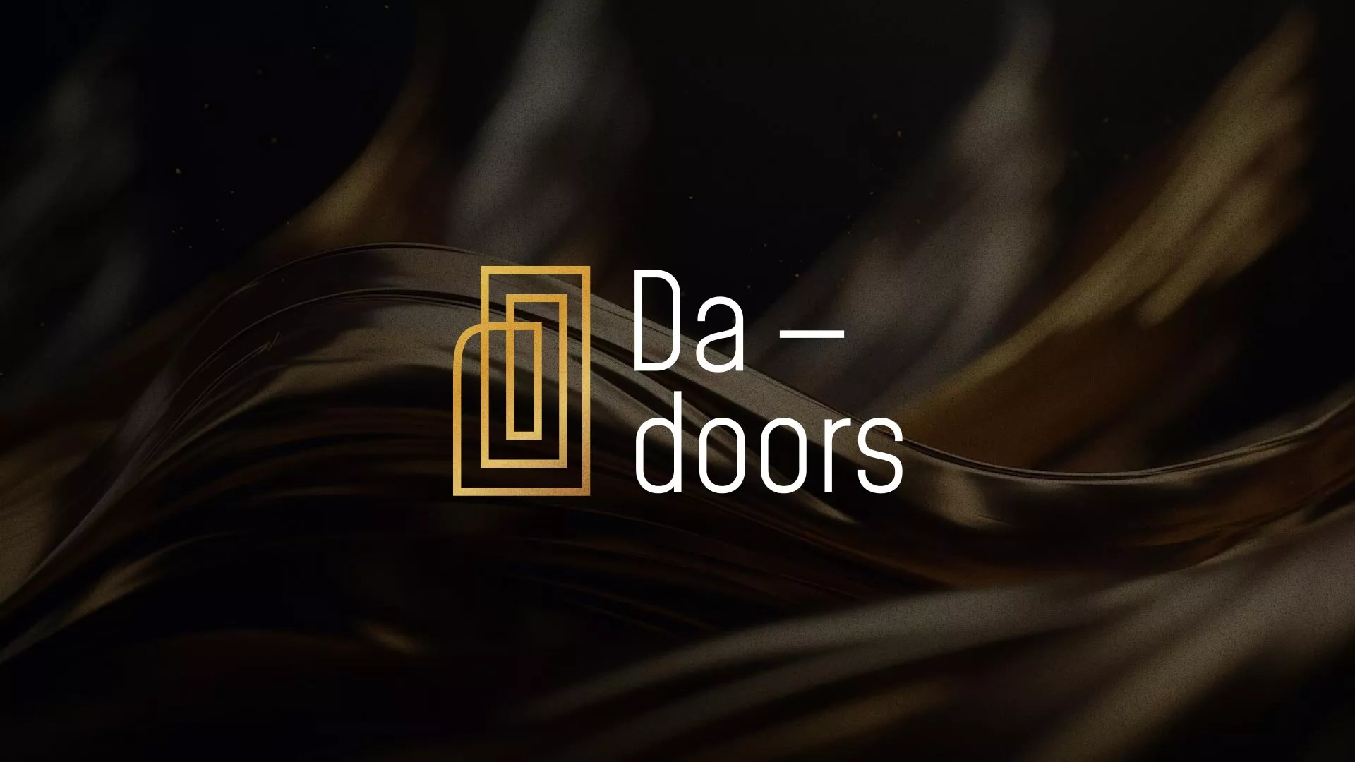 Разработка логотипа для компании «DA-DOORS» в Камызяке